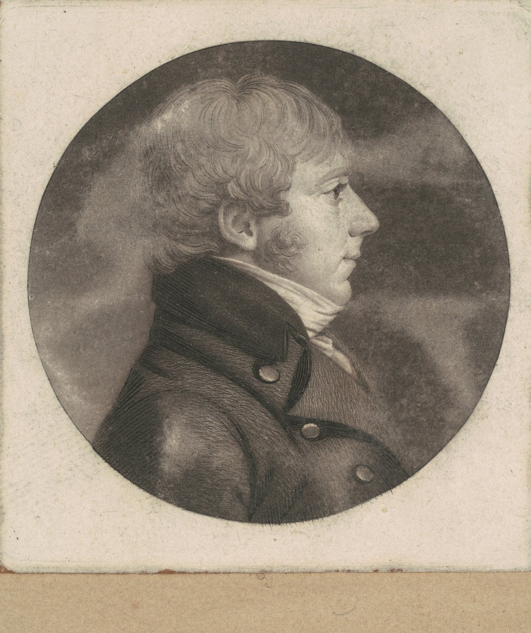 Oidentifierad man av Charles B. J. Févret de Saint Mémin