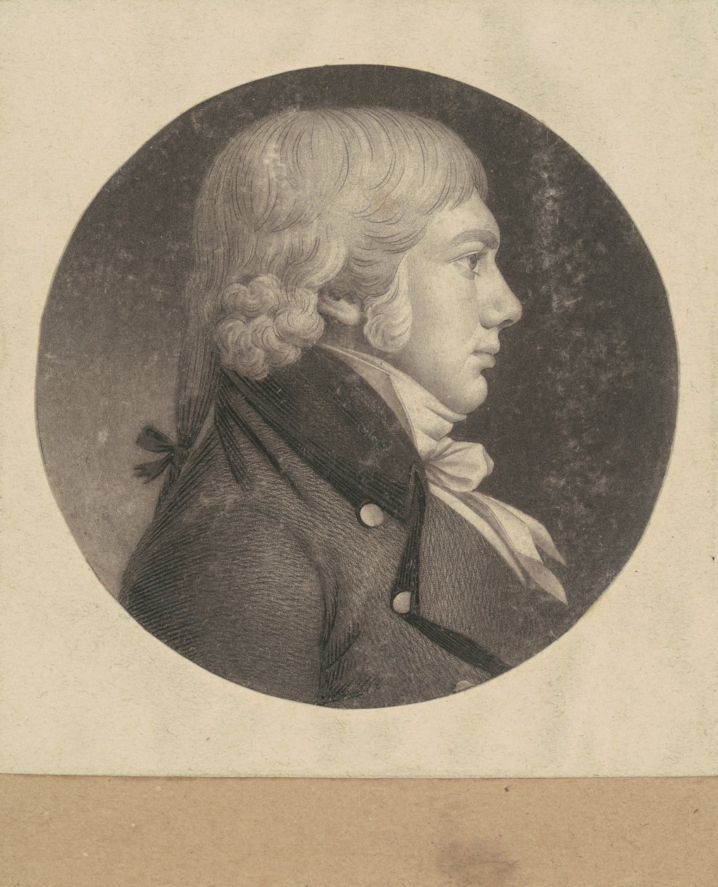 Oidentifierad man av Charles B. J. Févret de Saint Mémin