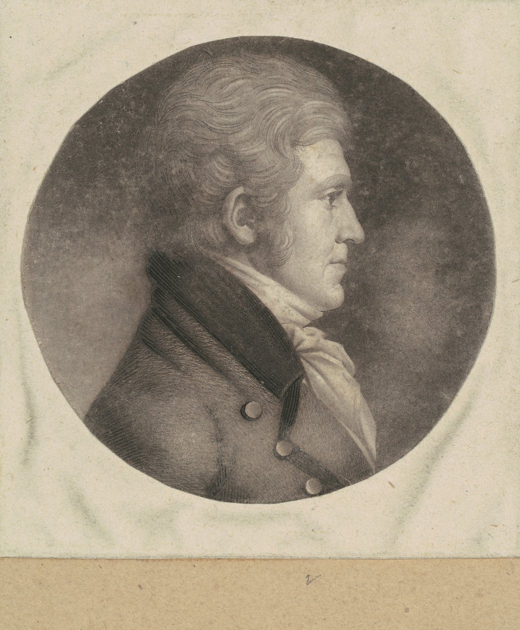 Oidentifierad man av Charles B. J. Févret de Saint Mémin