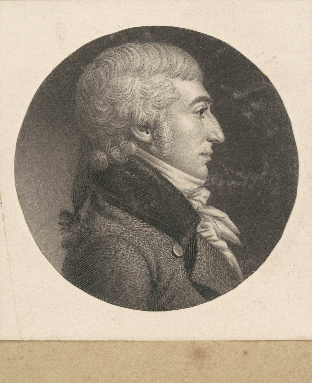 Oidentifierad man av Charles B. J. Févret de Saint Mémin