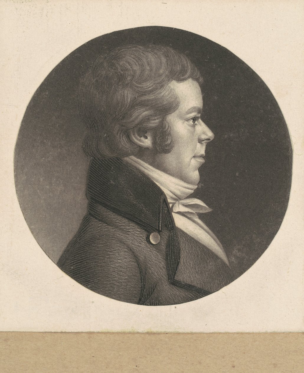 Oidentifierad man av Charles B. J. Févret de Saint Mémin