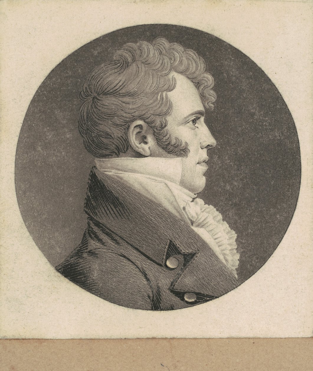 Oidentifierad man av Charles B. J. Févret de Saint Mémin