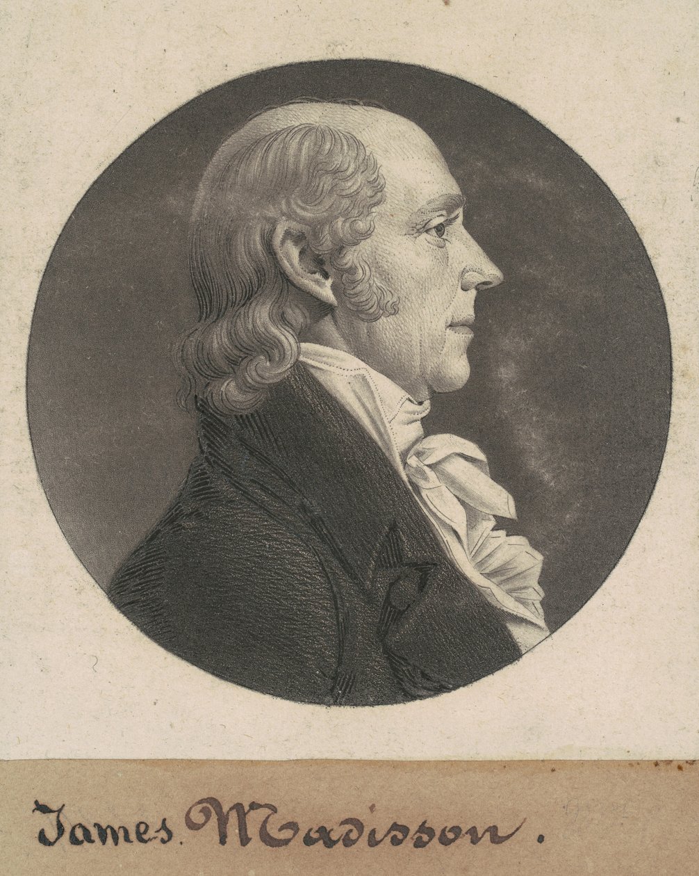William Madison av Charles B. J. Févret de Saint Mémin