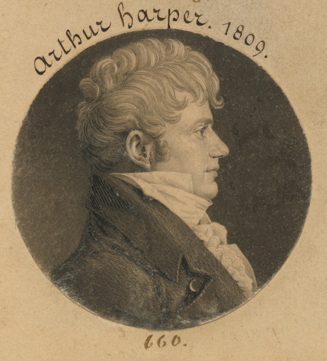 Arthur Harper av Charles Balthazar Julien Févret de Saint-Mémin