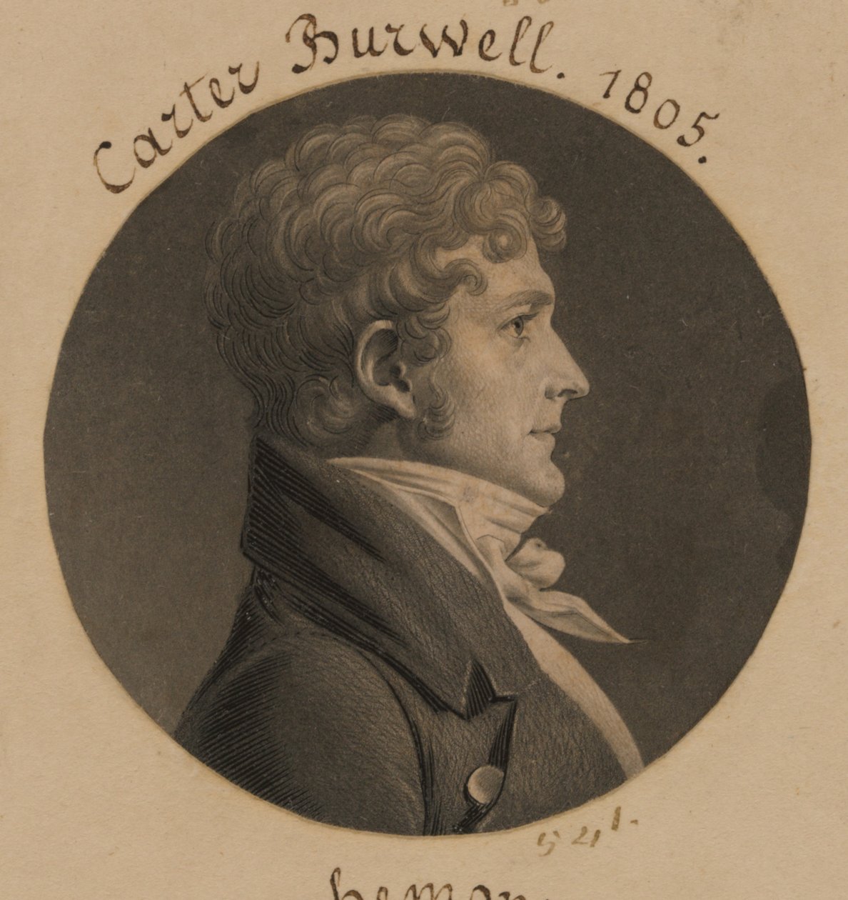 Carter Burwell av Charles Balthazar Julien Févret de Saint-Mémin