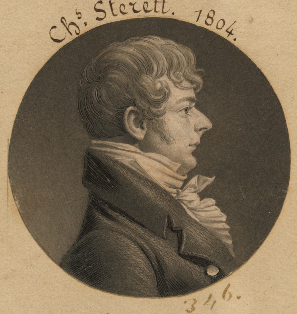 Charles Sterett av Charles Balthazar Julien Févret de Saint-Mémin