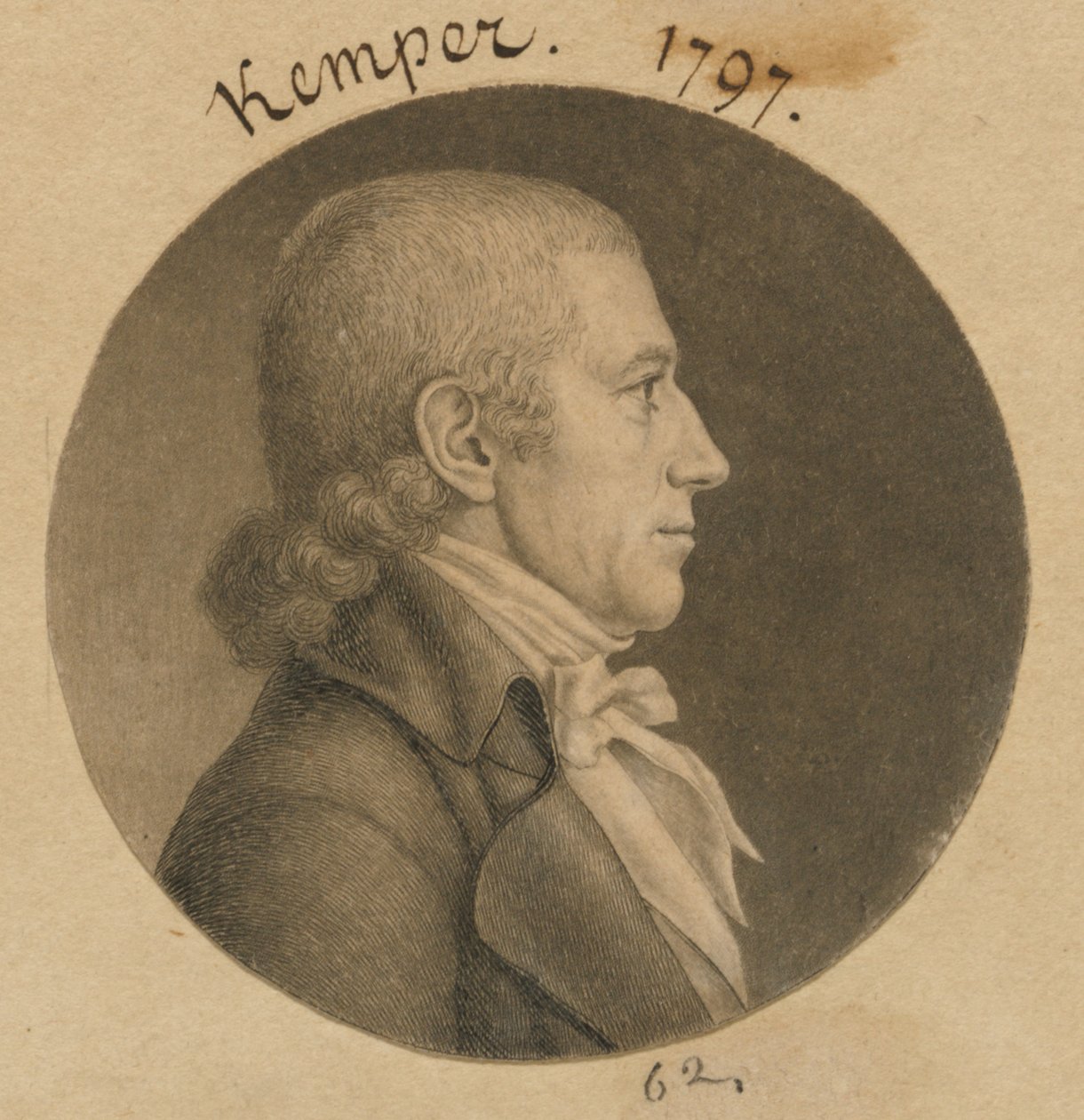 Daniel Kemper av Charles Balthazar Julien Févret de Saint-Mémin