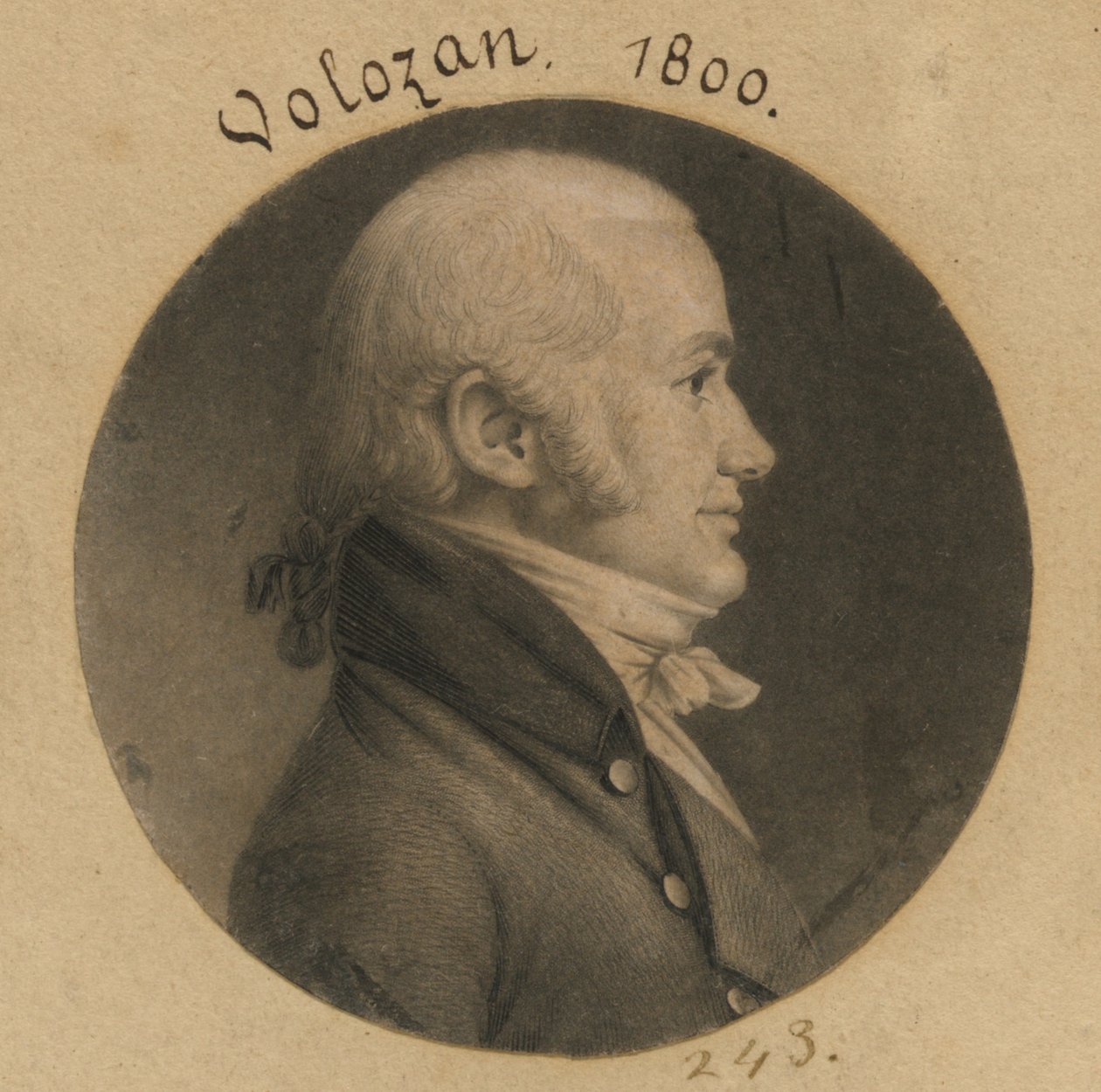 Denis A. Volozan av Charles Balthazar Julien Févret de Saint-Mémin