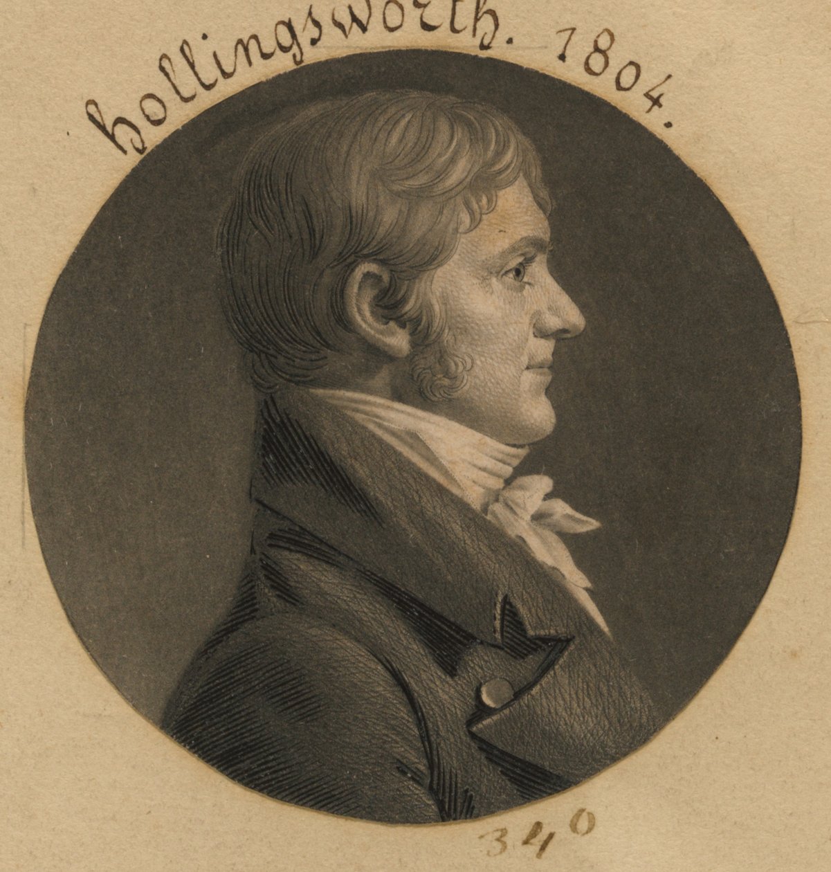 Francis Hollingsworth av Charles Balthazar Julien Févret de Saint-Mémin