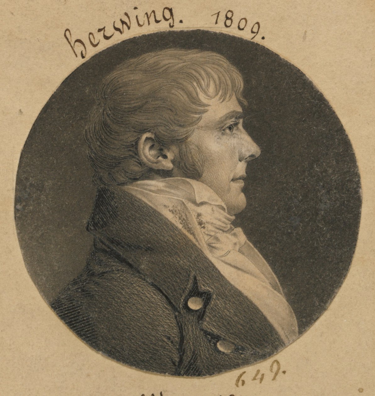 Herwing av Charles Balthazar Julien Févret de Saint-Mémin