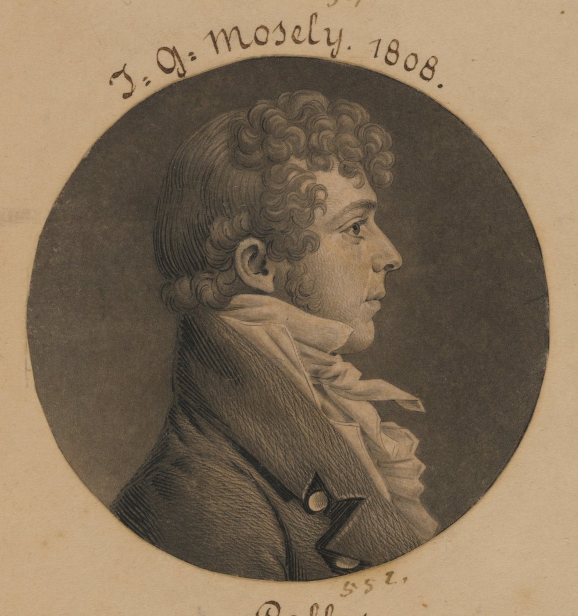 J. G. Mosely av Charles Balthazar Julien Févret de Saint-Mémin