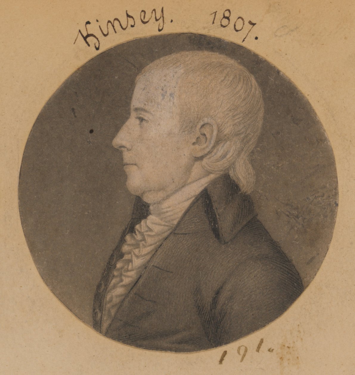 James Kinsey av Charles Balthazar Julien Févret de Saint-Mémin