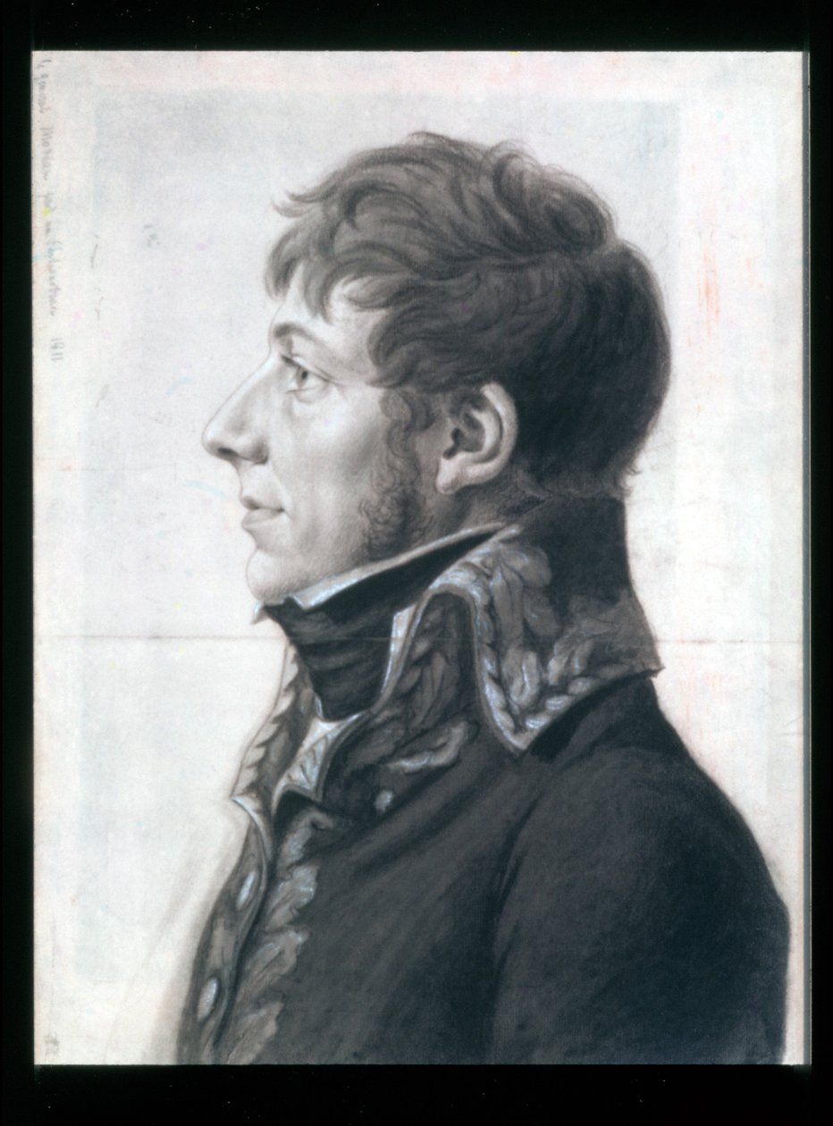 Jean-Victor Moreau av Charles Balthazar Julien Févret de Saint-Mémin