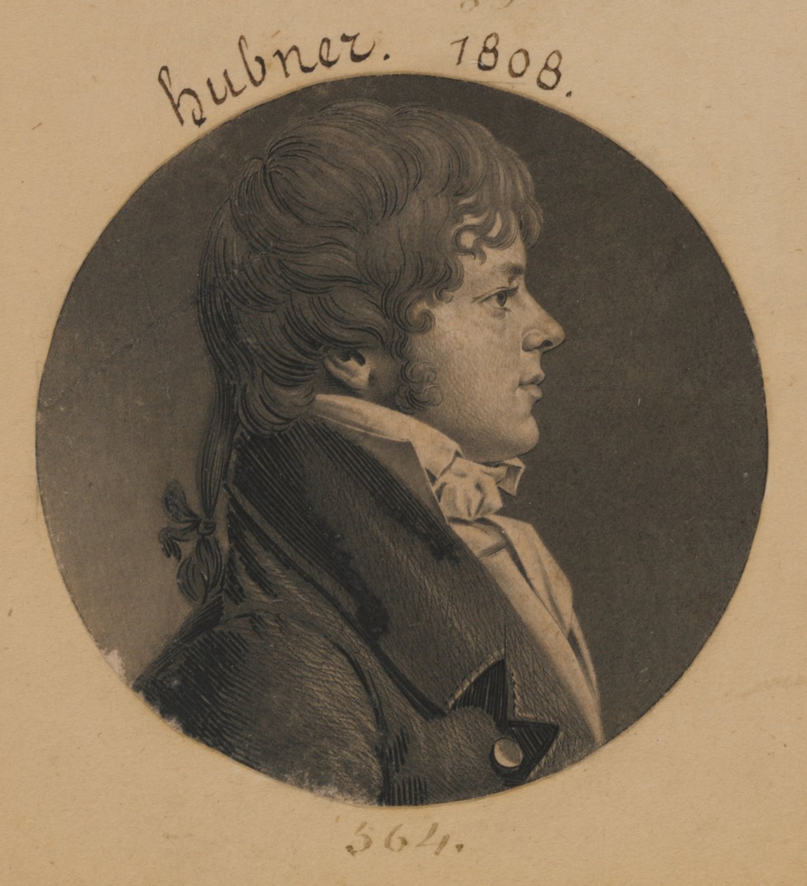 John C. Hubner av Charles Balthazar Julien Févret de Saint-Mémin