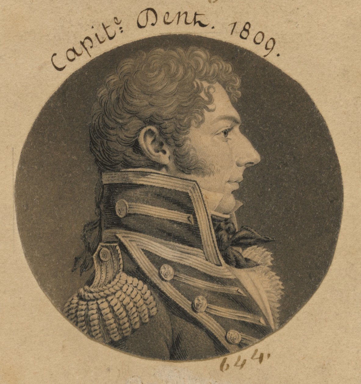 John Herbert Dent av Charles Balthazar Julien Févret de Saint-Mémin