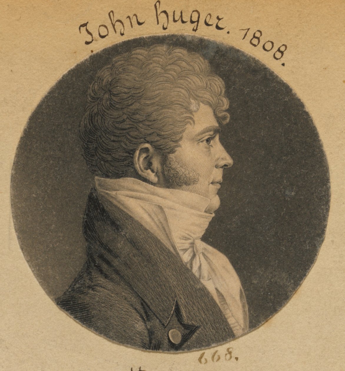 John Huger av Charles Balthazar Julien Févret de Saint-Mémin