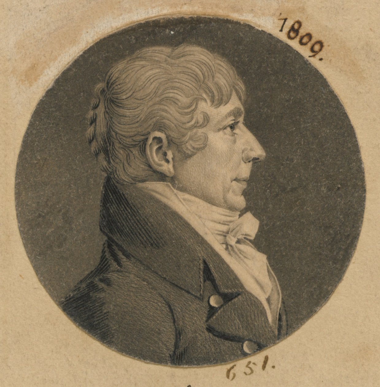 John Moncreif av Charles Balthazar Julien Févret de Saint-Mémin