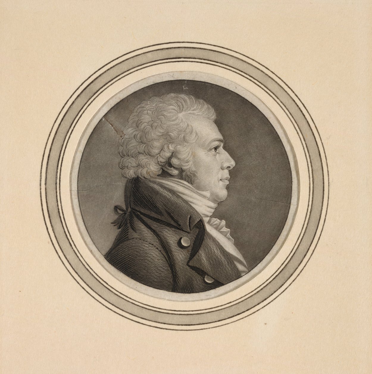 John Samuel Sherburne av Charles Balthazar Julien Févret de Saint-Mémin