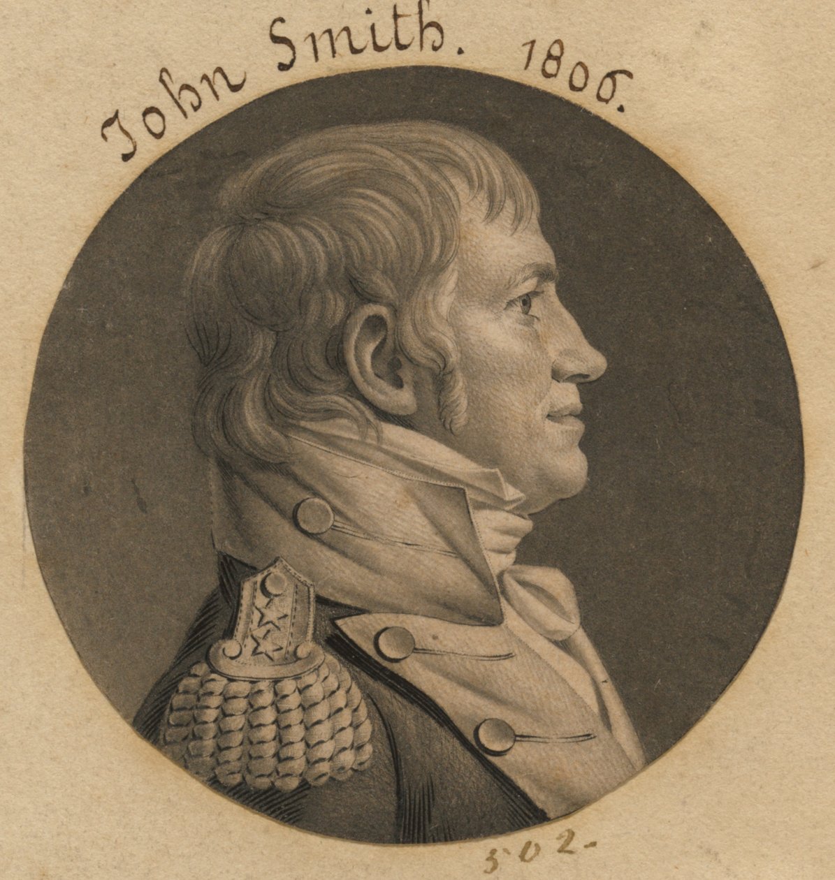 John Smith av Charles Balthazar Julien Févret de Saint-Mémin