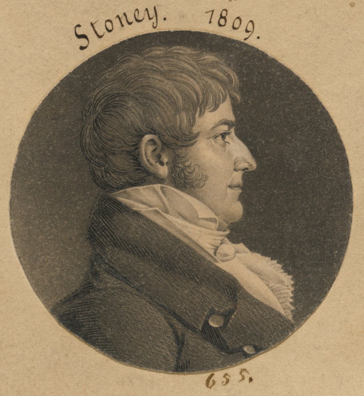 John Stoney av Charles Balthazar Julien Févret de Saint-Mémin