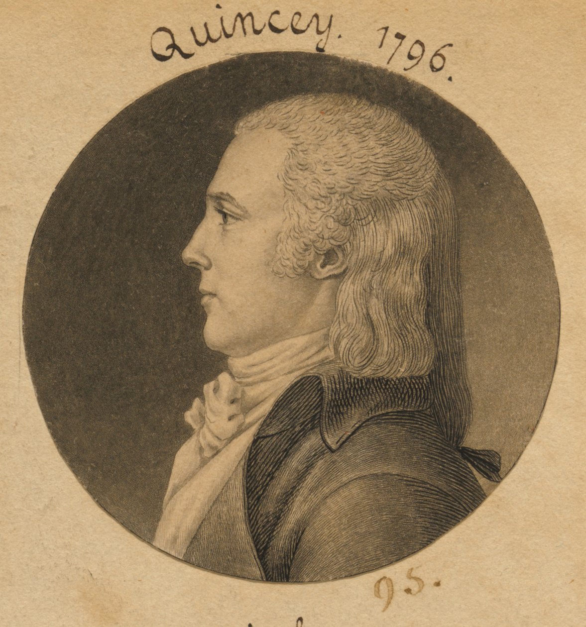 Josiah Quincy av Charles Balthazar Julien Févret de Saint-Mémin