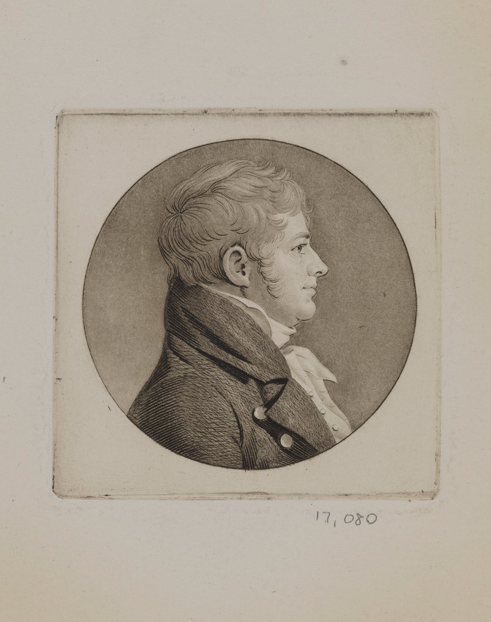 Domare Joseph Hopper Nicholson av Charles Balthazar Julien Févret de Saint-Mémin