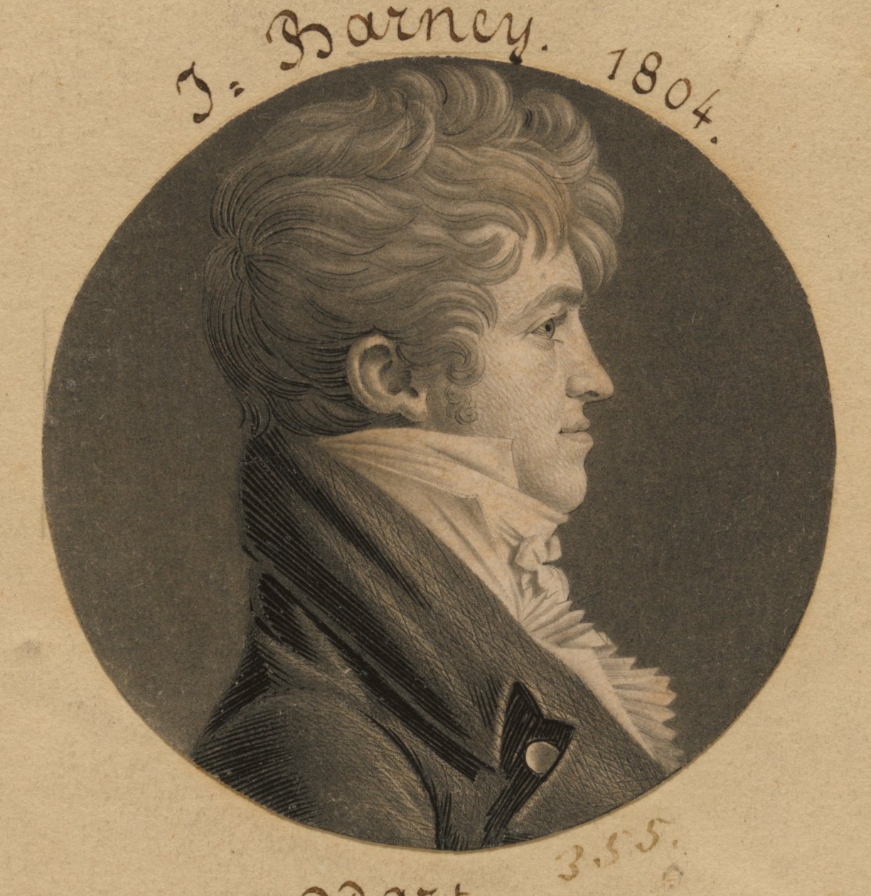 Louis Barney av Charles Balthazar Julien Févret de Saint-Mémin