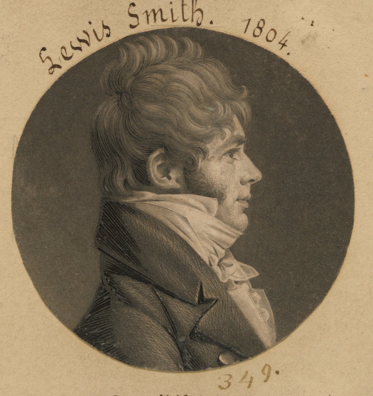 Louis Buchanan Smith av Charles Balthazar Julien Févret de Saint-Mémin