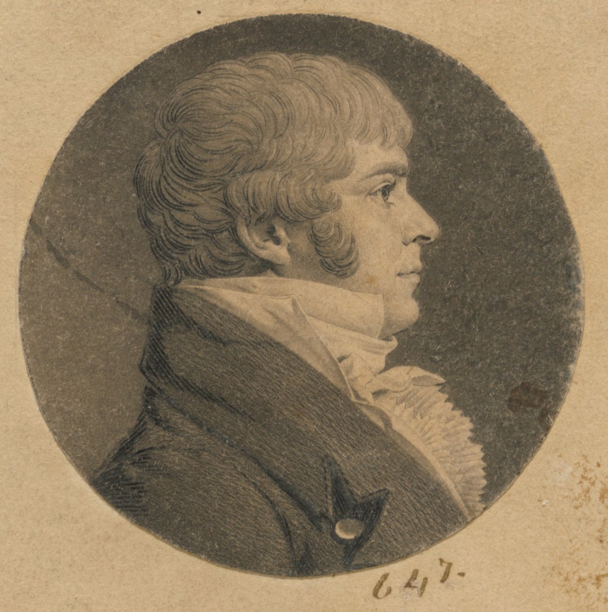 Miles King Jr. av Charles Balthazar Julien Févret de Saint-Mémin