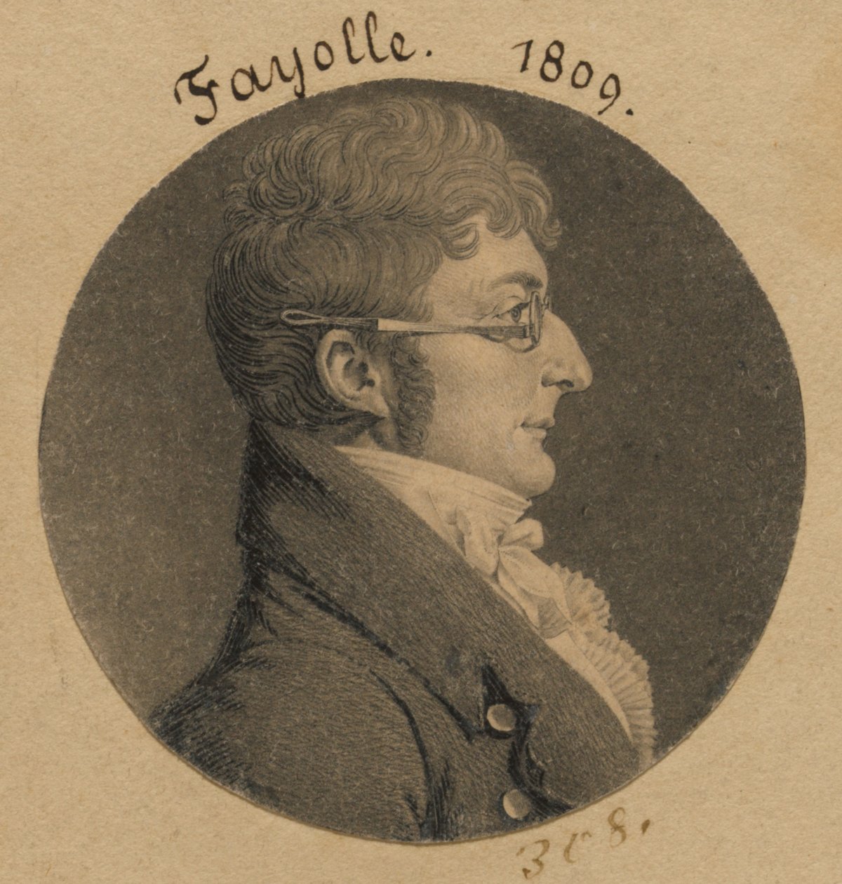 Peter Fayolle av Charles Balthazar Julien Févret de Saint-Mémin