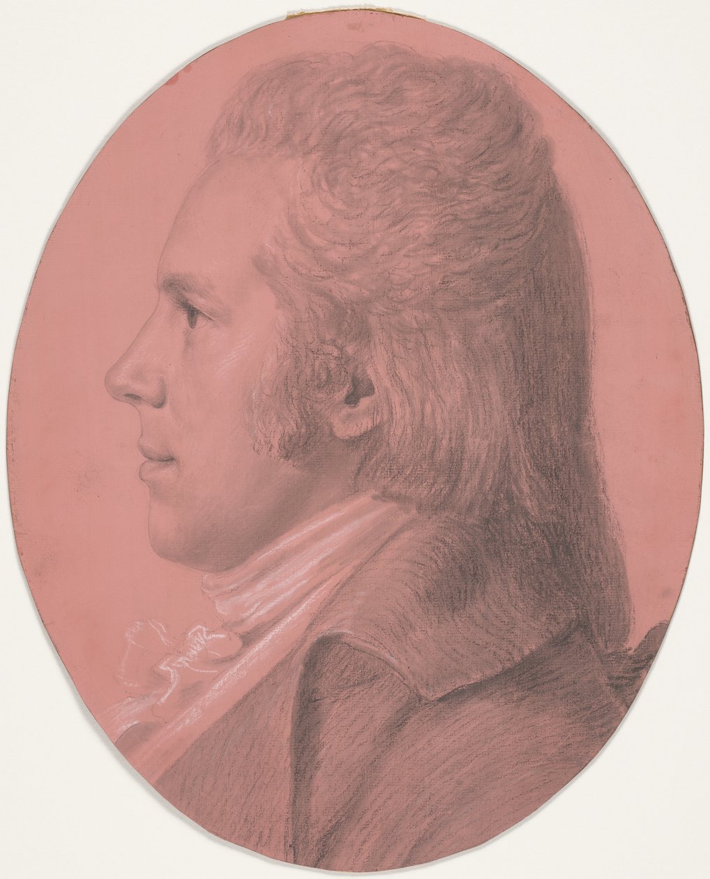 Porträtt av Georges Arnold Fitzwilliam av Charles Balthazar Julien Févret de Saint-Mémin