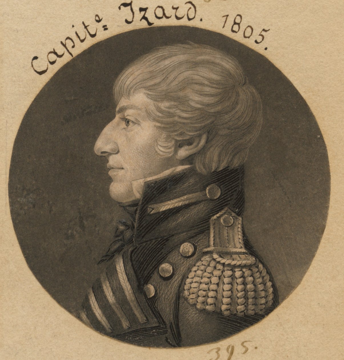 Ralph Izard II av Charles Balthazar Julien Févret de Saint-Mémin