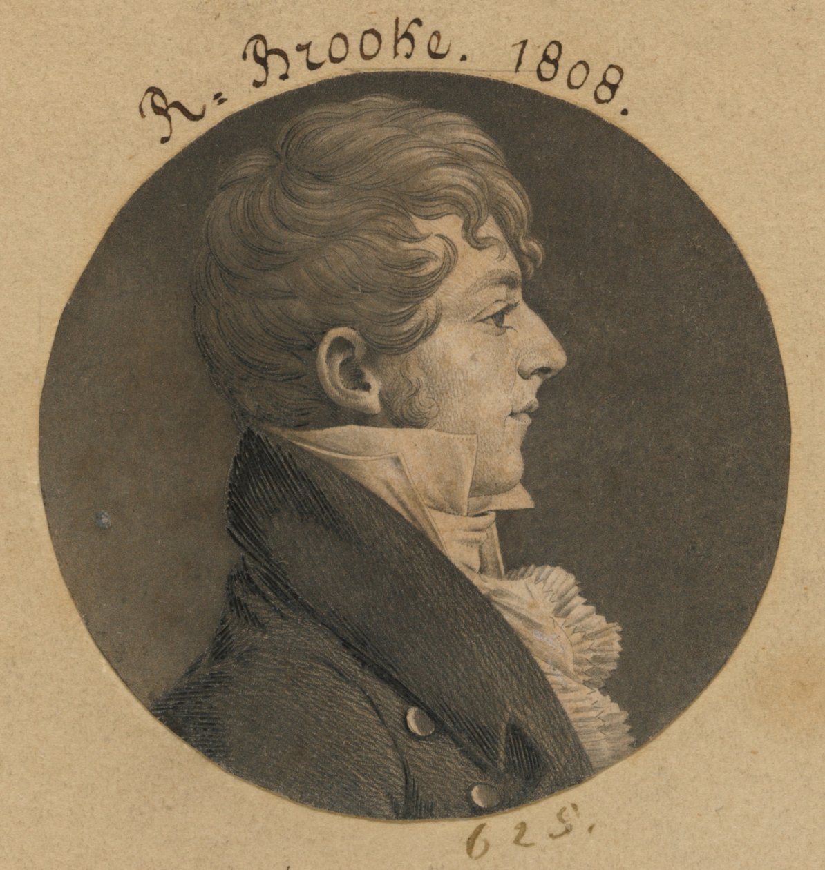 Richard Brooke av Charles Balthazar Julien Févret de Saint-Mémin