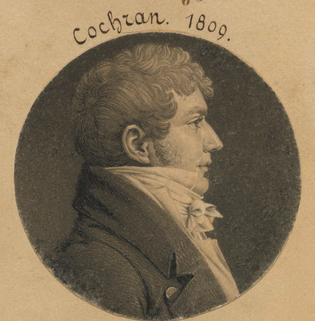 Thomas Cochran av Charles Balthazar Julien Févret de Saint-Mémin
