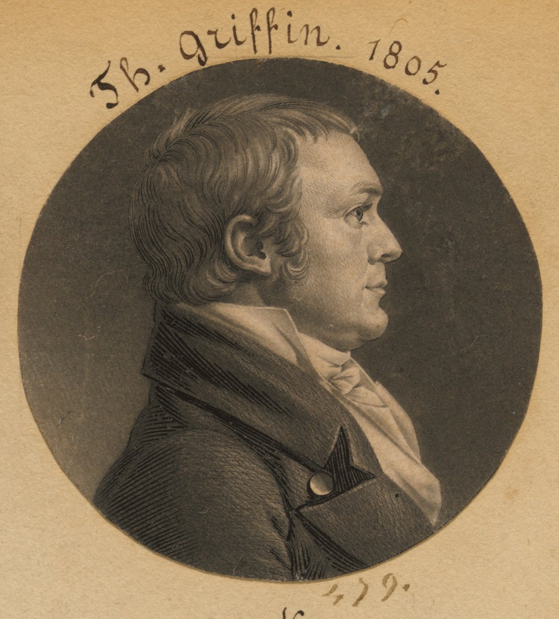 Thomas Griffin av Charles Balthazar Julien Févret de Saint-Mémin