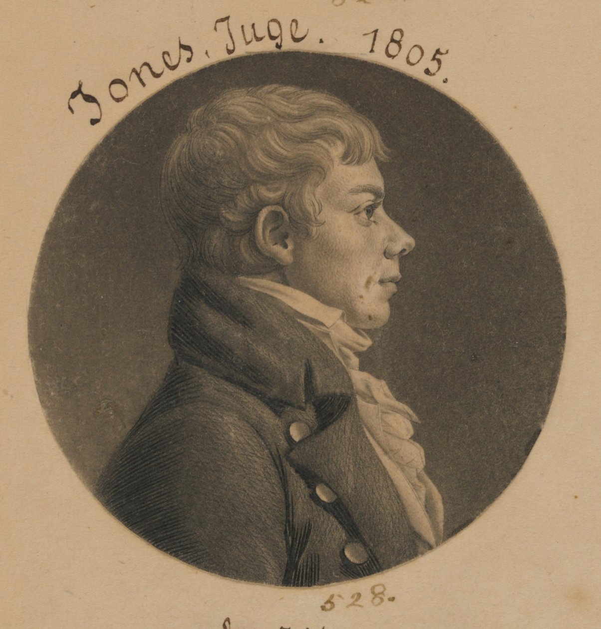 Walter Jones av Charles Balthazar Julien Févret de Saint-Mémin