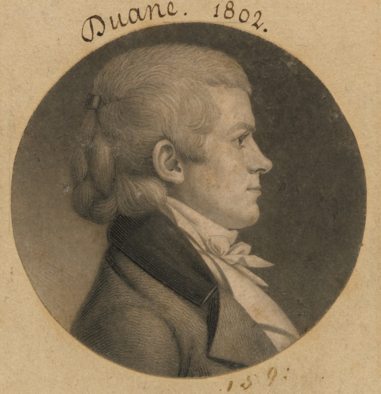 William Duane av Charles Balthazar Julien Févret de Saint-Mémin