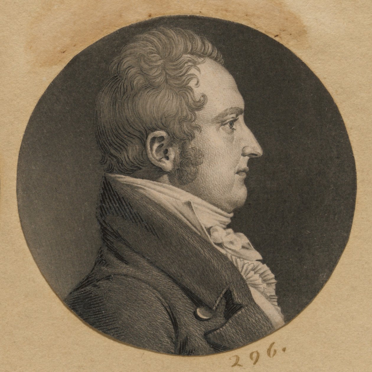 William Peter Van Ness av Charles Balthazar Julien Févret de Saint-Mémin