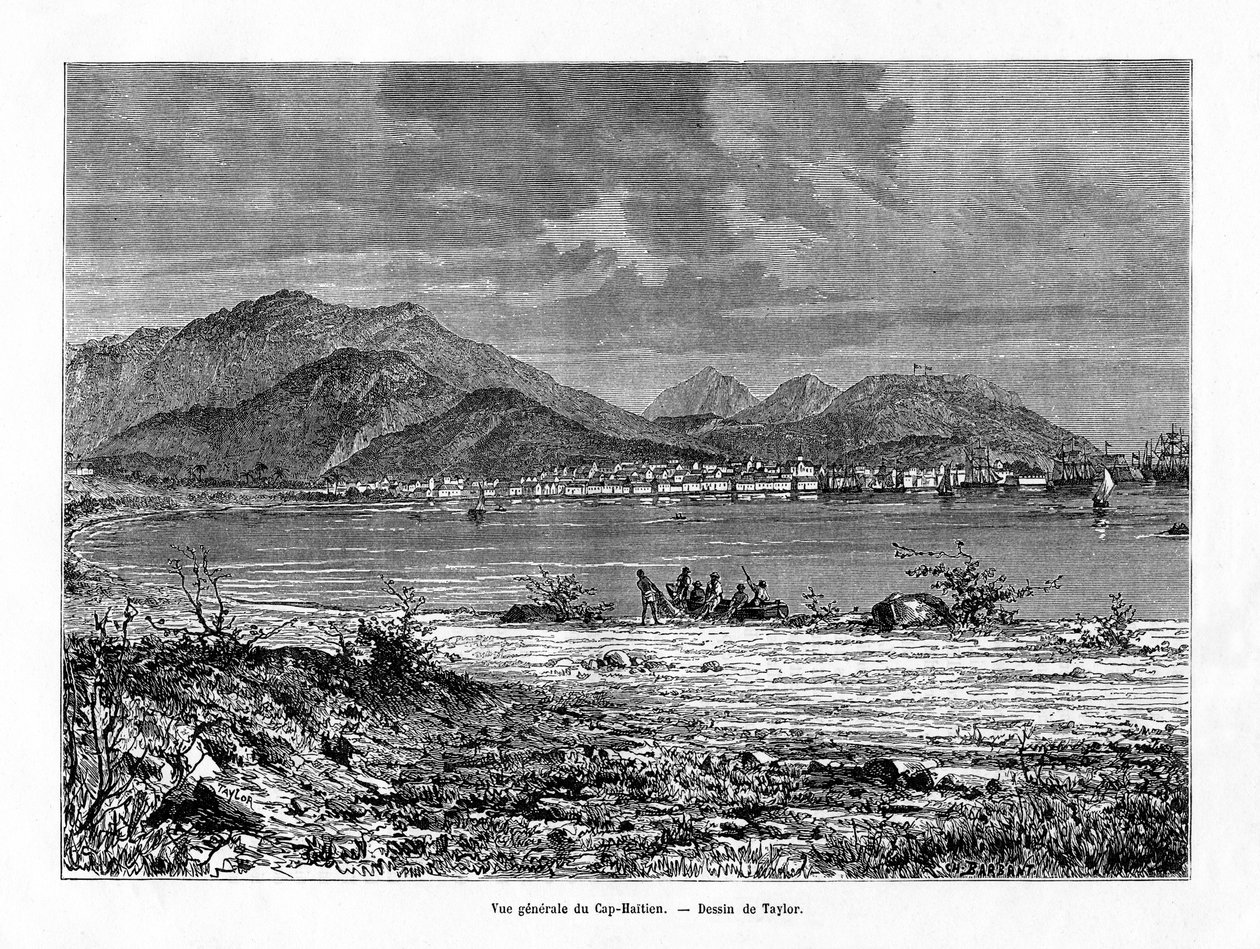 Cap Haitien, Haiti, 1800-talet av Charles Barbant