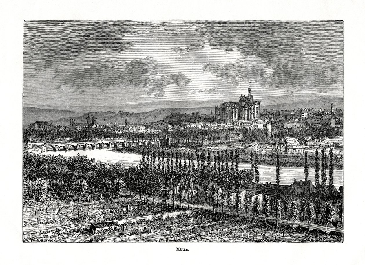 Metz, Frankrike, 1800-talet av Charles Barbant