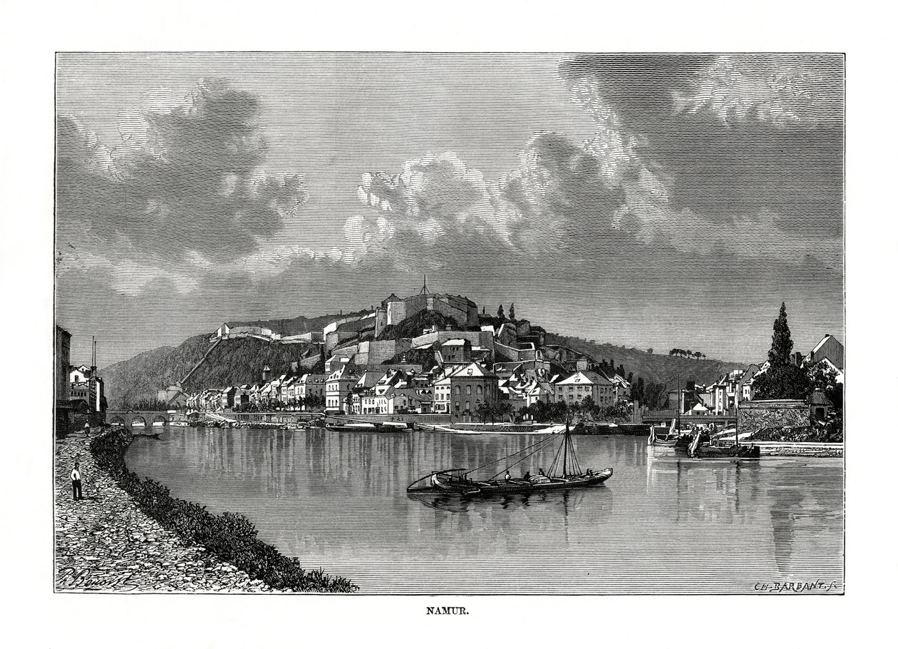 Namur, Belgien, 1879 av Charles Barbant