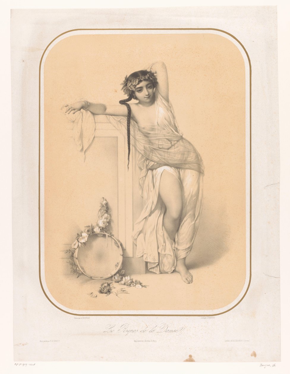 Venus känner av Amors pilspets Four Representations of Love (serietitel) Amour (serietitel på objekt) av Charles Bargue
