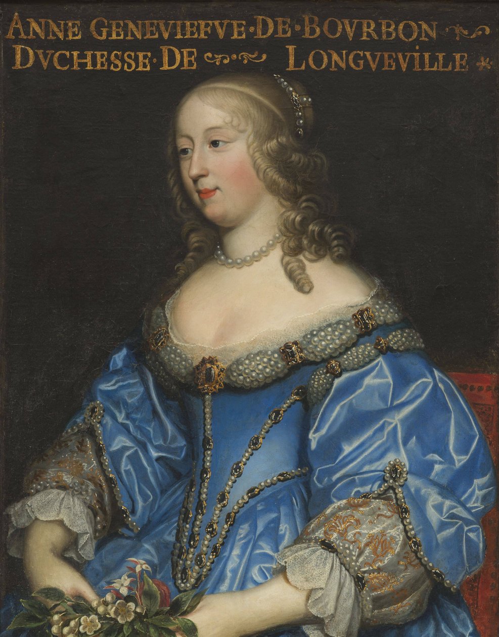 Anne-Geneviève de Bourbon-Condé 1619-1679, hertiginna av Longueville, mitten av 1600-talet. av Charles Beaubrun
