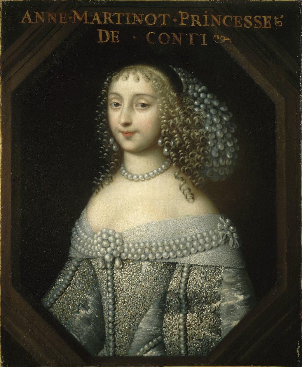 Anne Marie Martinozzi 1637-1672, prinsessa av Conti, ca 1665. av Charles Beaubrun