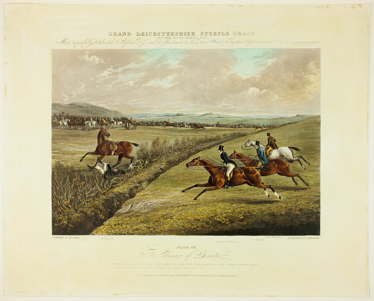 Climax of Disaster, från Grand Leicestershire Steeplechase av Charles Bentley