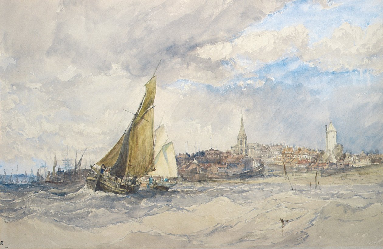 Harwich, från havet av Charles Bentley
