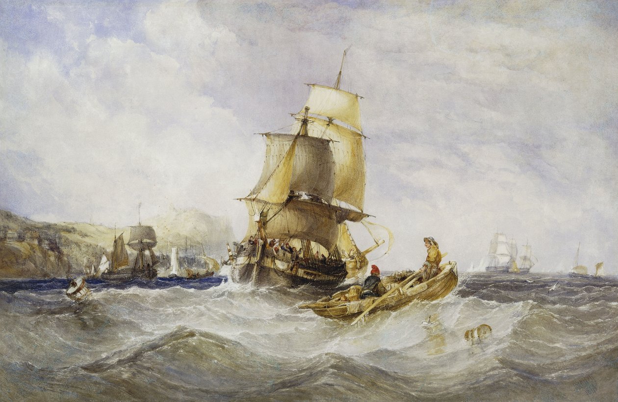 Frakt från Scarborough, 1848 av Charles Bentley