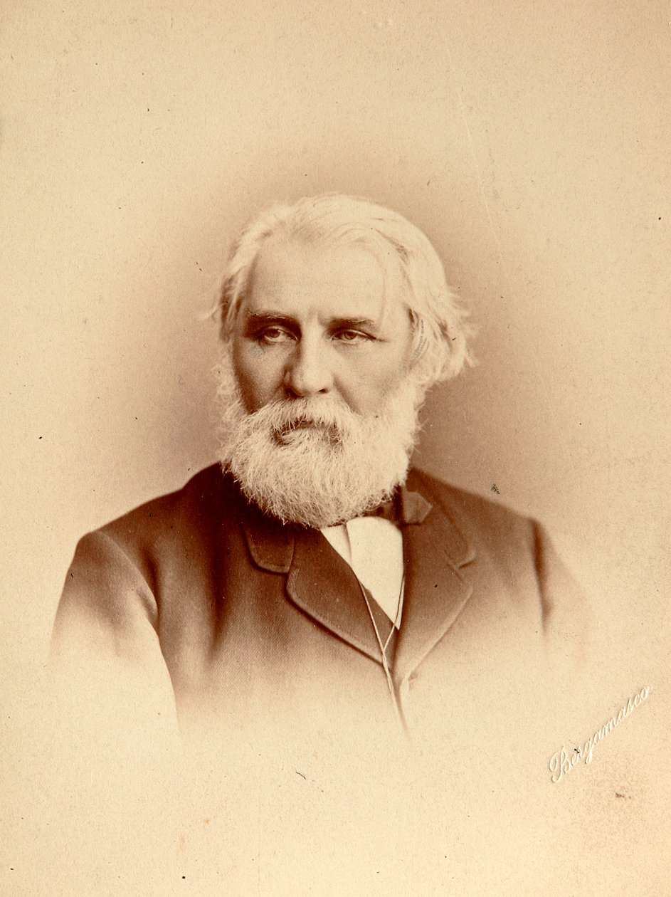 Ivan Turgenev, rysk författare, sent 1800-tal av Charles Bergamasco