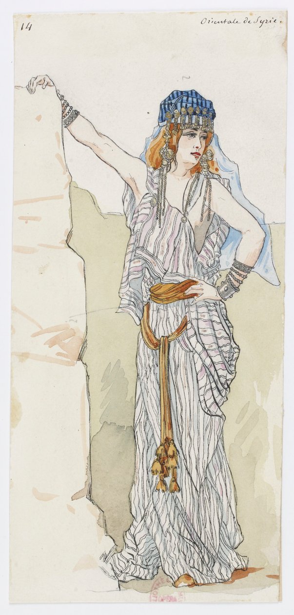 Holmès - Det svarta berget - kostymdesign av Charles Bianchini - 14. Orientaliska av Syrien av Charles Bianchini