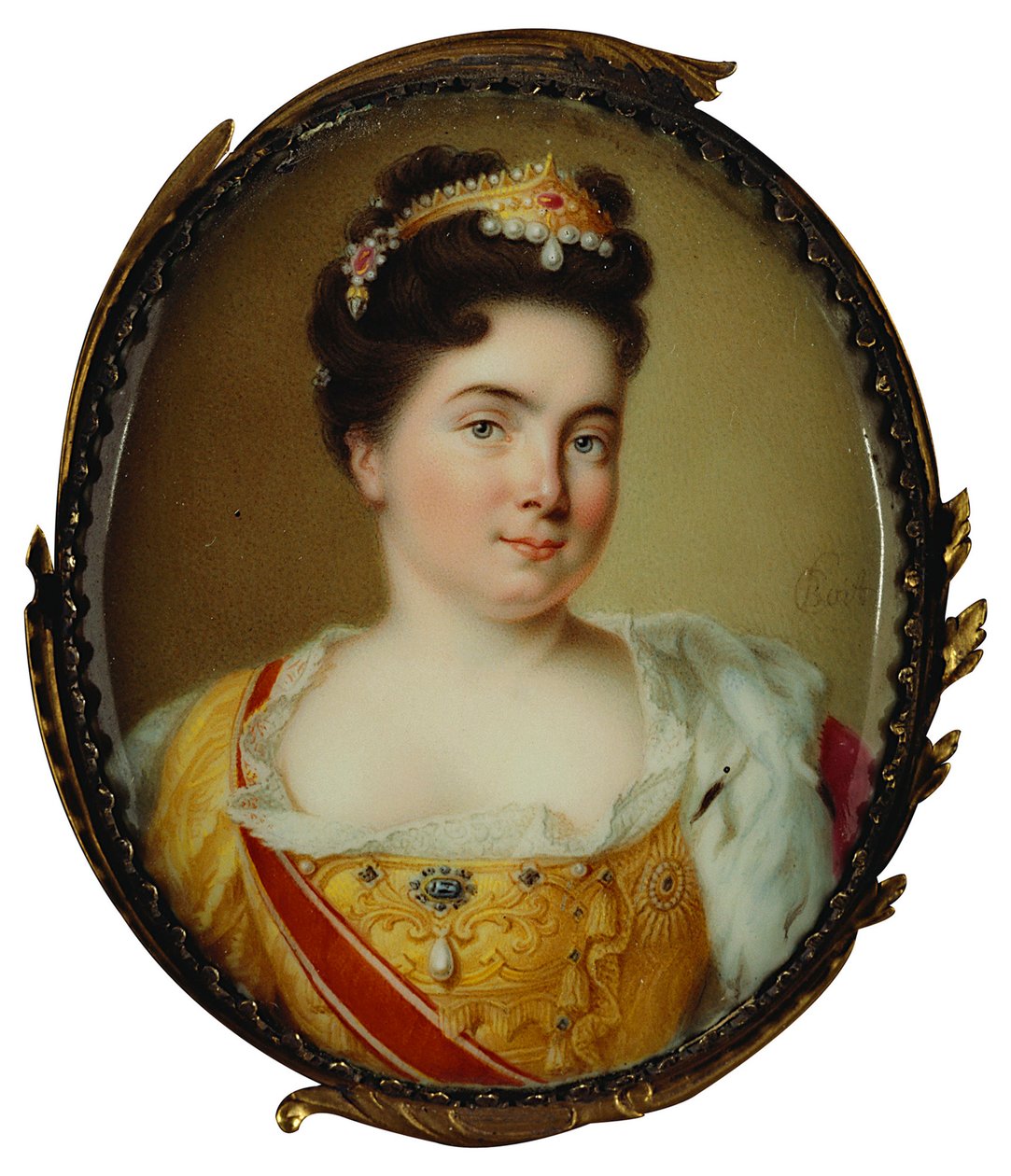 Porträtt av kejsarinnan Katarina I. 1684-1727, 1717. av Charles Boit